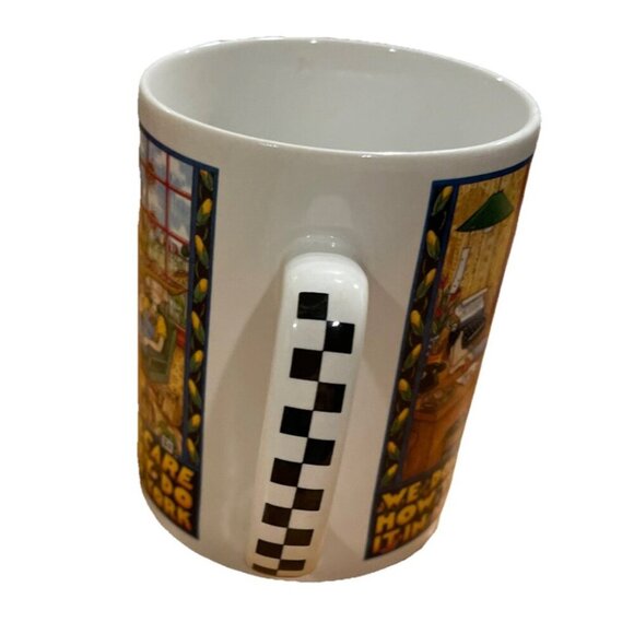 Mary Engelbreit We Don’t Care How They Do It In‎ New York Coffee Mug Cup VTG - Picture 2 of 6